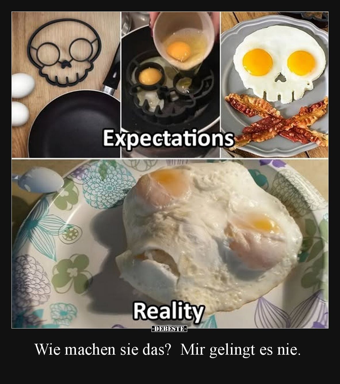 Wie machen sie das? Mir gelingt es nie.