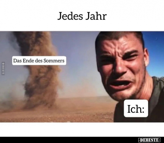 Jedes Jahr - Das Ende des Sommers.. - Lustige Bilder | DEBESTE.de