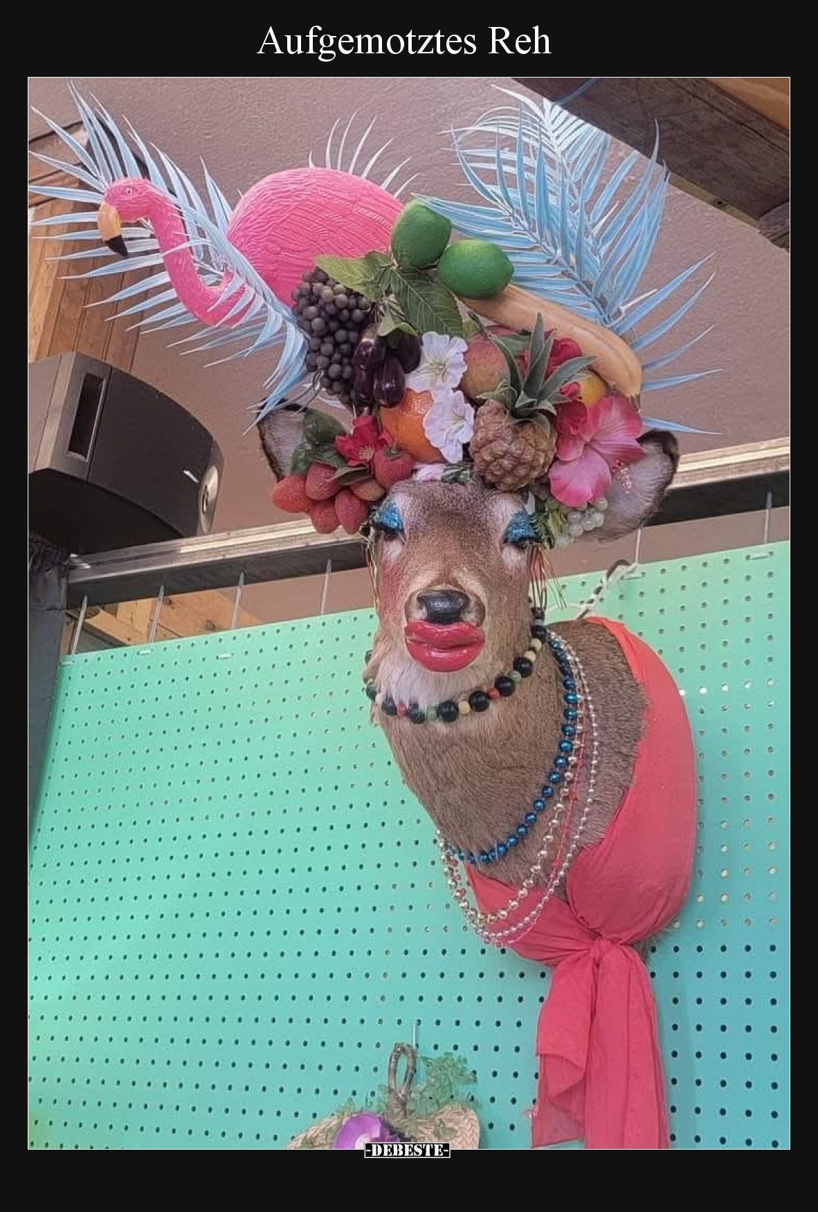Aufgemotztes Reh
