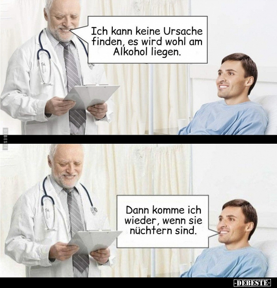 Ich kann keine Ursache finden, es wird wohl am Alkohol.. - Lustige Bilder | DEBESTE.de