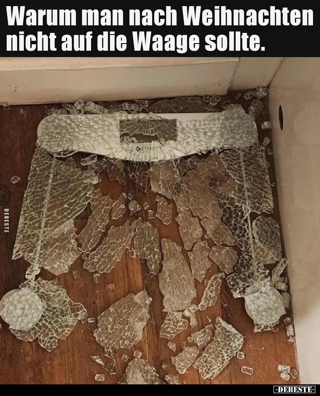 Warum man nach Weihnachten nicht auf die Waage sollte... - Lustige Bilder | DEBESTE.de