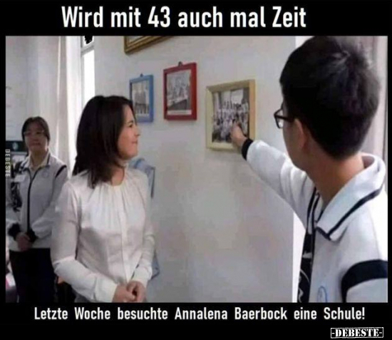 Wird mit 43 auch mal Zeit.. - Lustige Bilder | DEBESTE.de