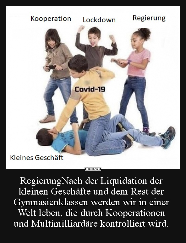 RegierungNach der Liquidation der kleinen Geschäfte und.. - Lustige Bilder | DEBESTE.de