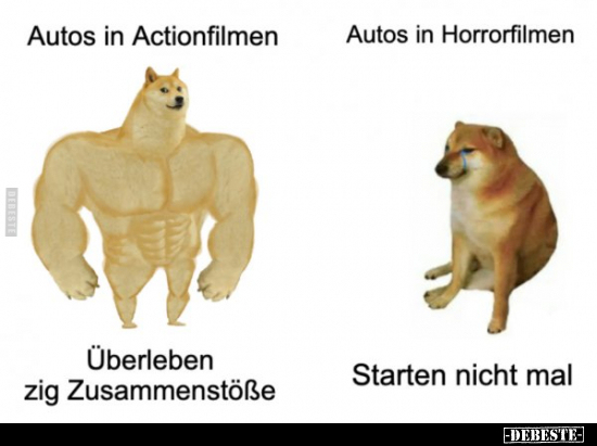 Autos in Actionfilmen / Autos in Horrorfilmen.. - Lustige Bilder | DEBESTE.de