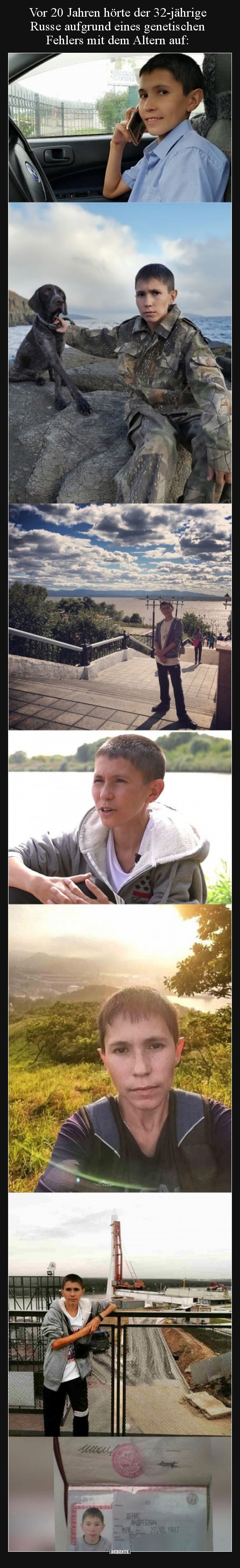 Vor 20 Jahren hörte der 32-jährige Russe aufgrund eines..