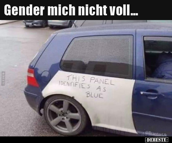Gender mich nicht voll...