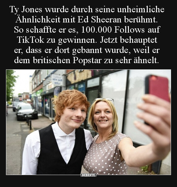 Ty Jones wurde durch seine unheimliche Ähnlichkeit mit Ed.. - Lustige Bilder | DEBESTE.de
