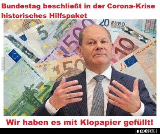 Bundestag beschließt in der Corona-Krise historisches.. - Lustige Bilder | DEBESTE.de