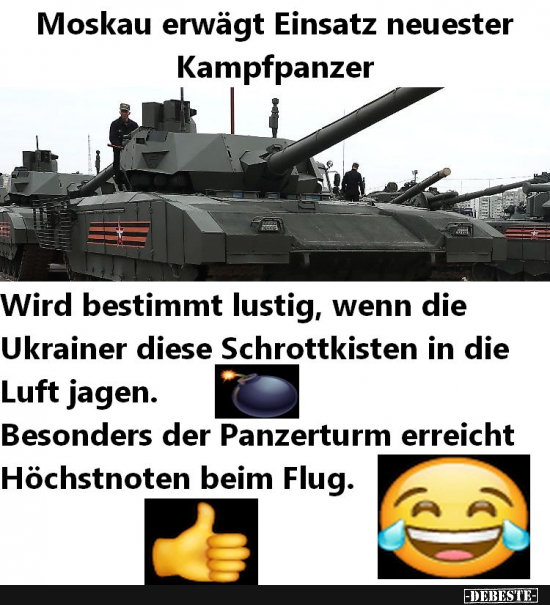 Putin präsendiert den neuesten russischen Armeeschrott - Lustige Bilder | DEBESTE.de