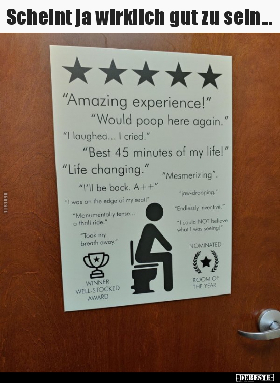 Scheint ja wirklich gut zu sein...