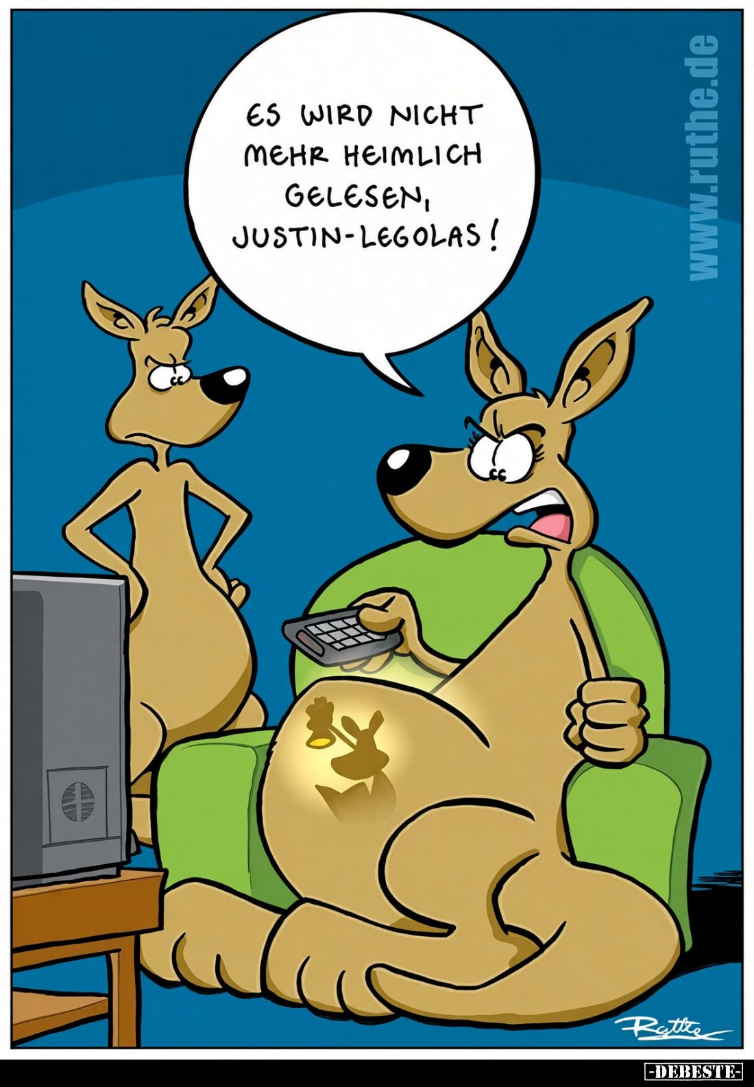 Es wird nicht mehr heimlich gelesen, Justin-Legolas!