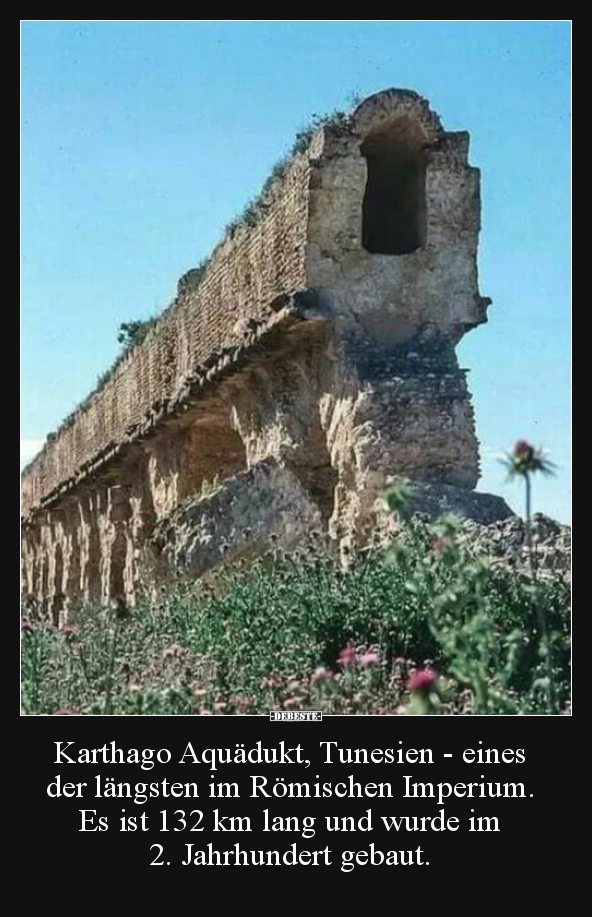 Karthago Aquädukt, Tunesien - eines der längsten im.. - Lustige Bilder | DEBESTE.de