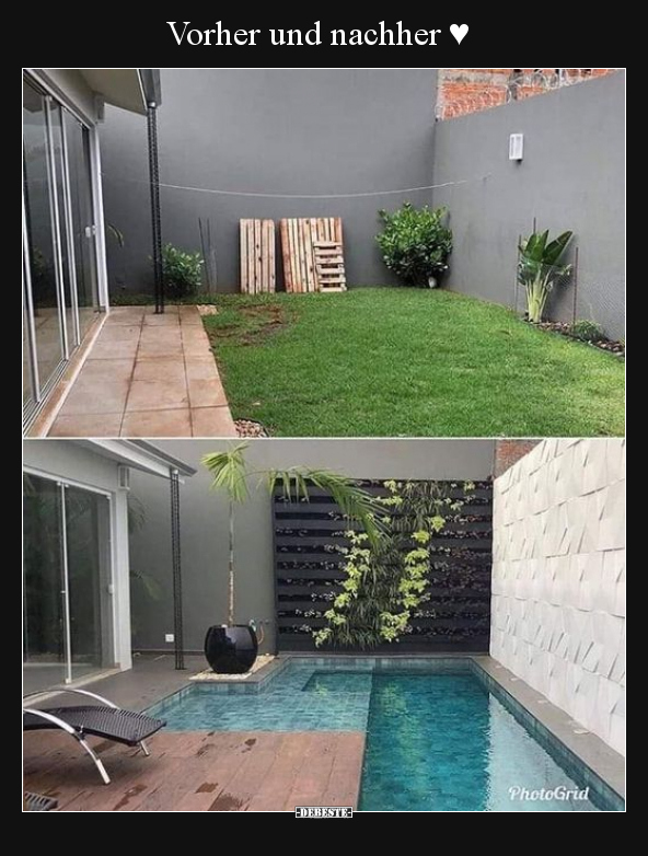 Vorher und nachher ♥..