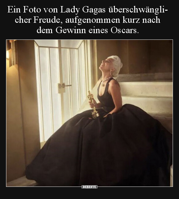 Ein Foto von Lady Gagas überschwänglicher Freude.. - Lustige Bilder | DEBESTE.de