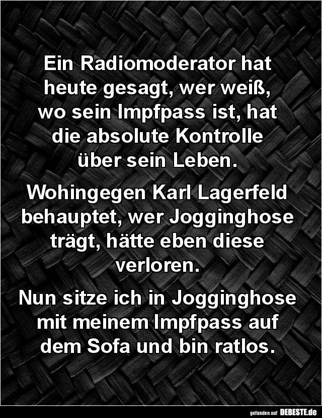 Ein Radiomoderator hat heute gesagt... - Lustige Bilder | DEBESTE.de
