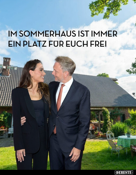 Im Sommerhaus ist immer ein Platz für euch frei.. - Lustige Bilder | DEBESTE.de