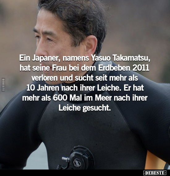 Ein Japaner, namens Yasuo Takamatsu, hat seine Frau bei dem.. - Lustige Bilder | DEBESTE.de