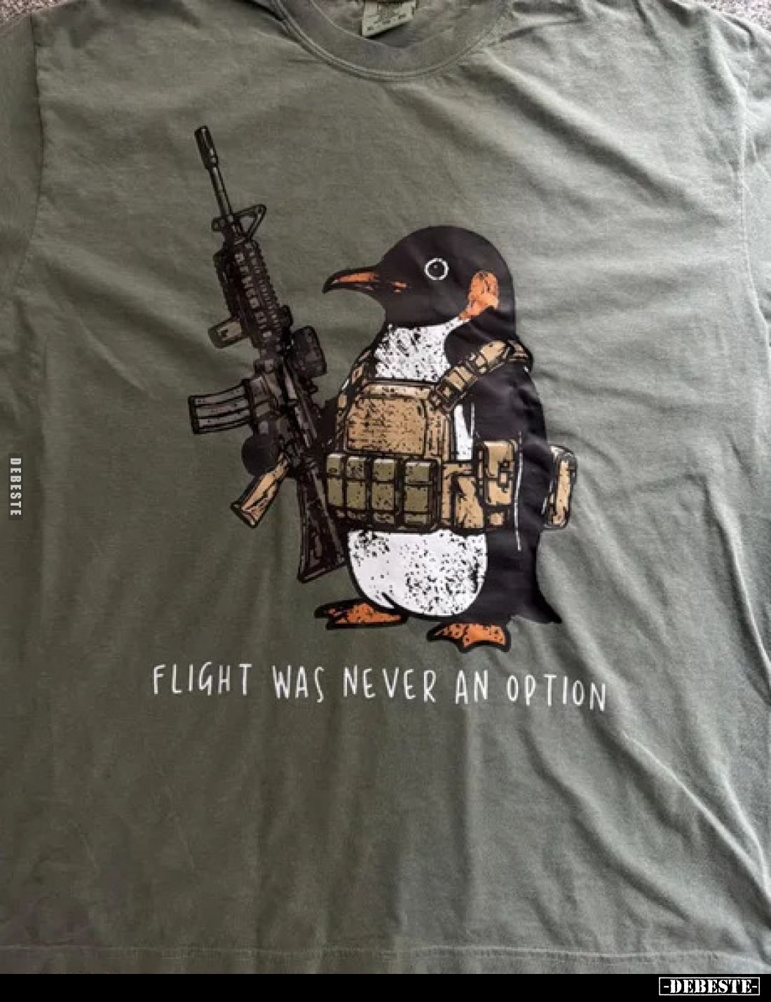 Flight was never an option
