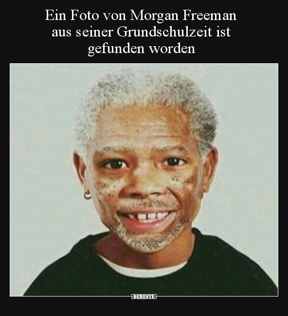 Ein Foto von Morgan Freeman aus seiner Grundschulzeit ist.. - Lustige Bilder | DEBESTE.de
