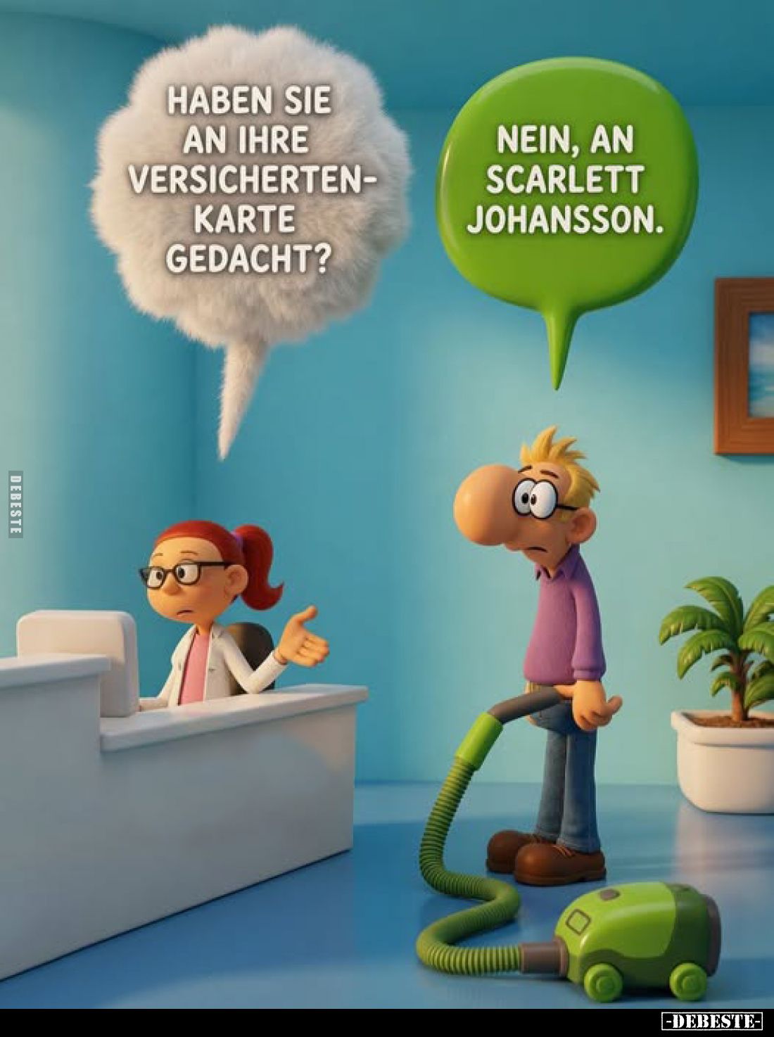 Haben Sie an ihre Versichertenkarte gedacht?.. - Lustige Bilder | DEBESTE.de