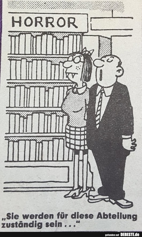 Sie werden für diese Abteilung zuständig sein...