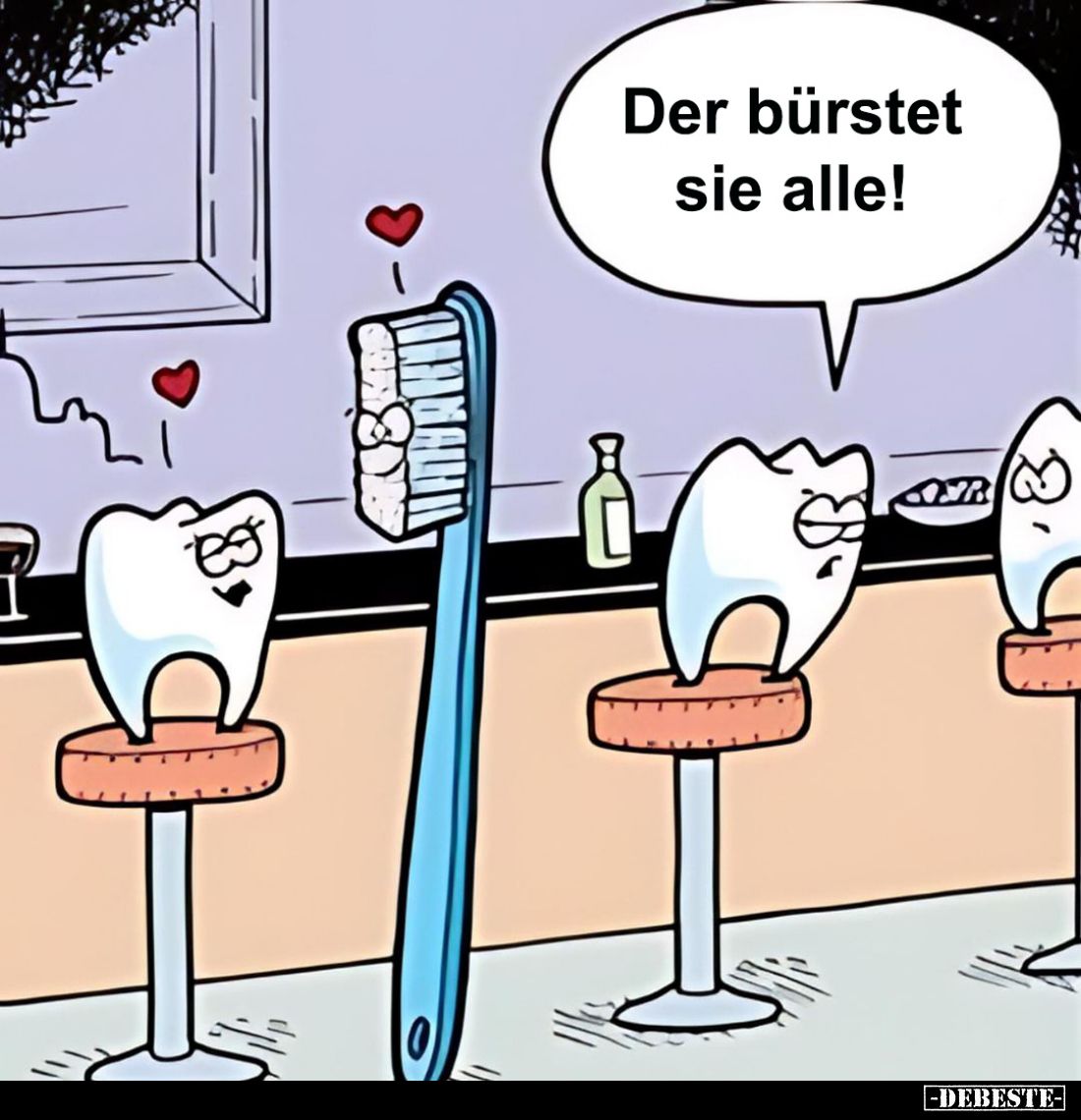 Der bürstet sie alle!