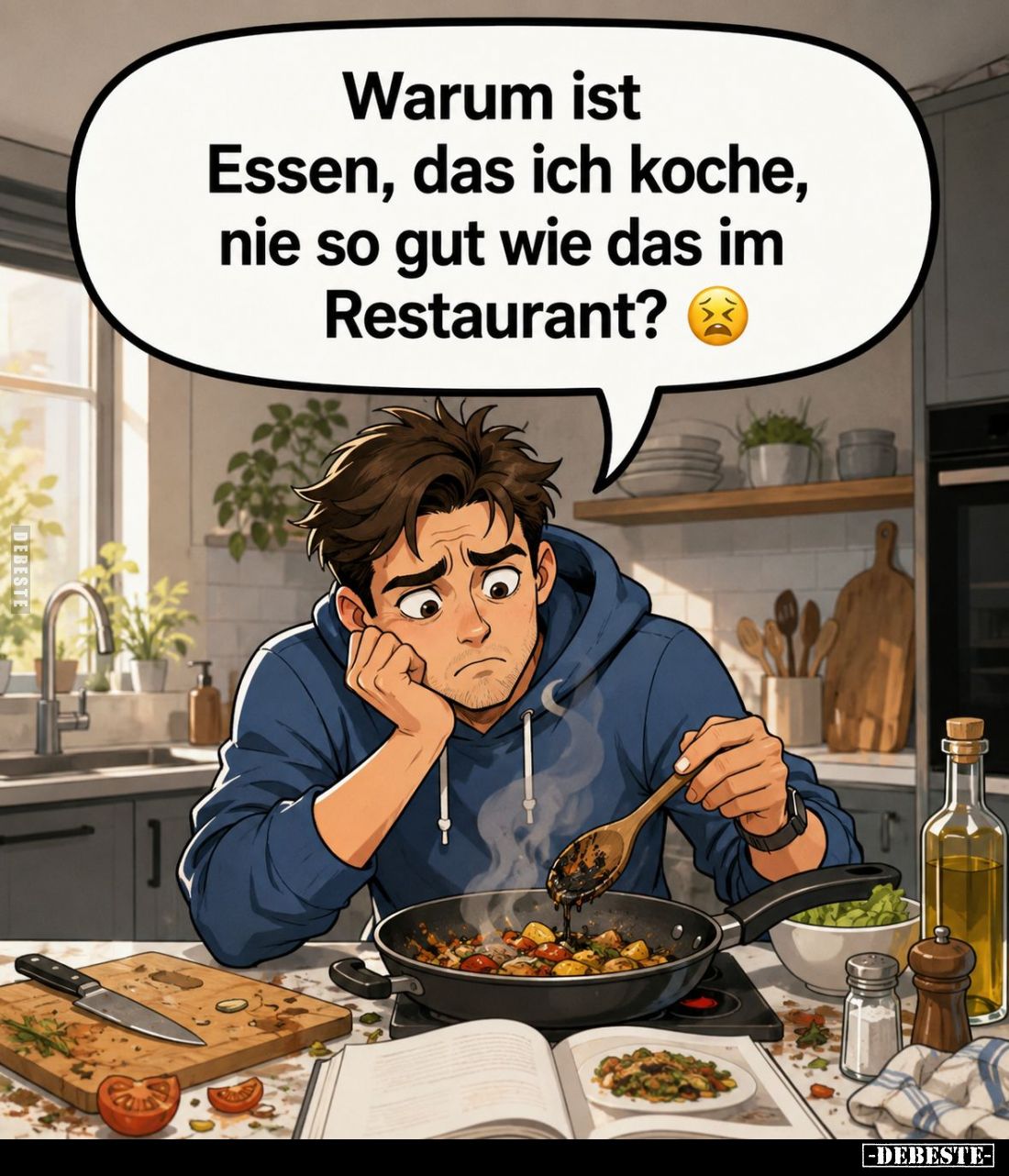 Warum ist Essen, das ich koche, nie so gut wie das im Restaurant?