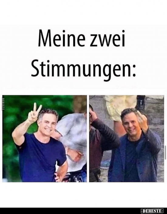 Meine zwei Stimmungen.. - Lustige Bilder | DEBESTE.de