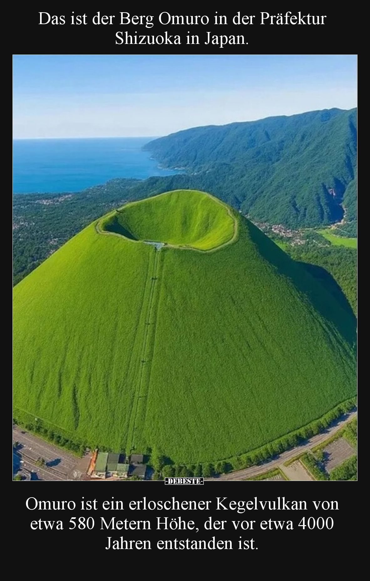Das ist der Berg Omuro in der Präfektur Shizuoka in.. - Lustige Bilder | DEBESTE.de