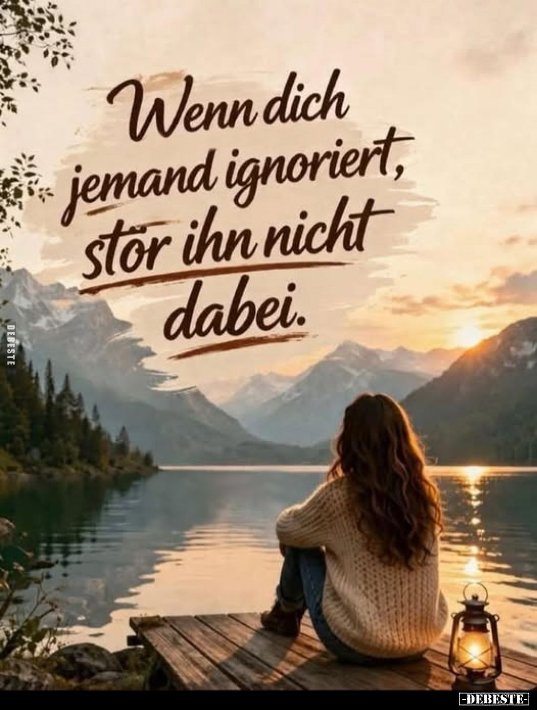 Wenn dich jemand ignoriert, stör ihn nicht dabei.. - Lustige Bilder | DEBESTE.de