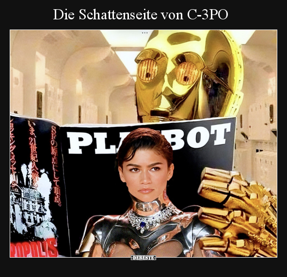 Die Schattenseite von C-3PO.. - Lustige Bilder | DEBESTE.de