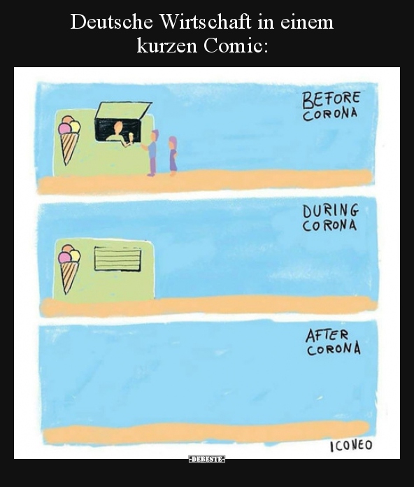 Deutsche Wirtschaft in einem kurzen Comic..