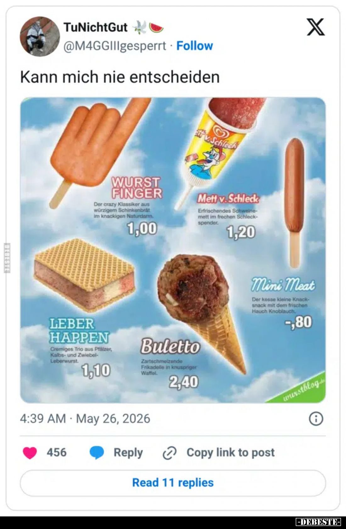 Kann mich nie entscheiden