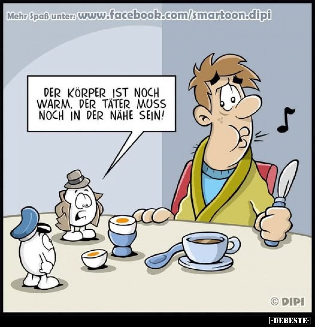 Der Körper ist noch warm. Der Täter muss noch in der Nähe sein!