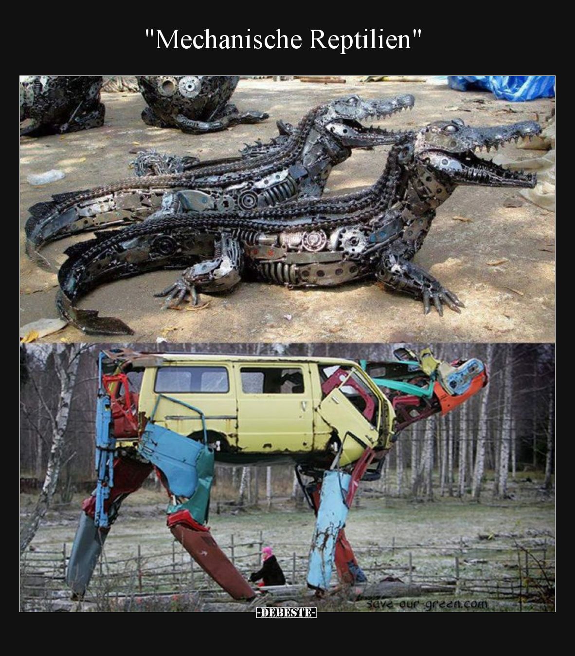 Mechanische Reptilien