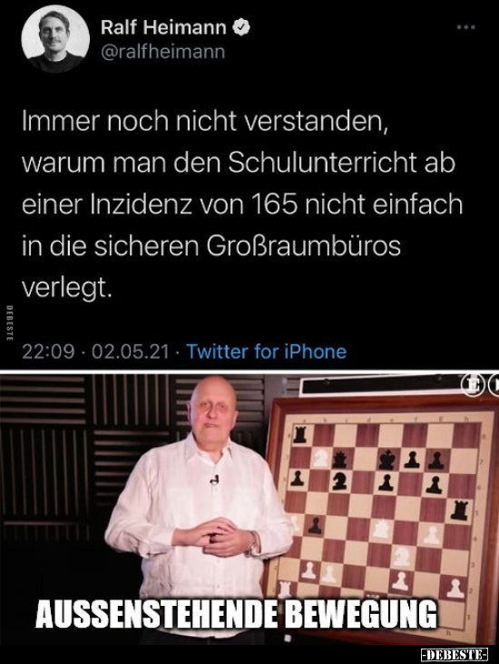 Immer noch nicht verstanden, warum man den Schulunterricht..