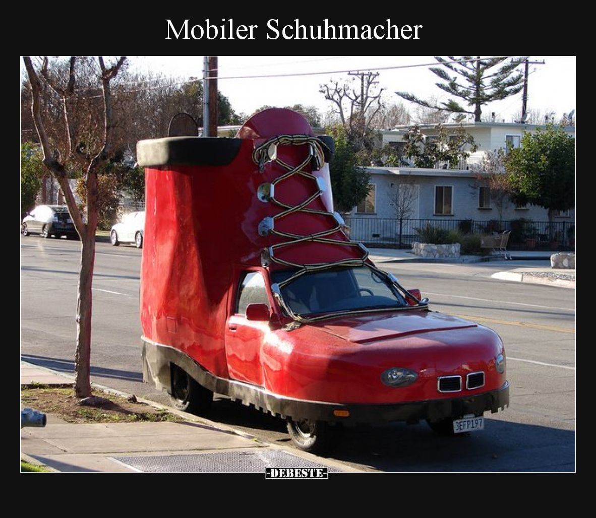 Mobiler Schuhmacher