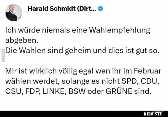 Wahlen, Egal, Februar, Wählen