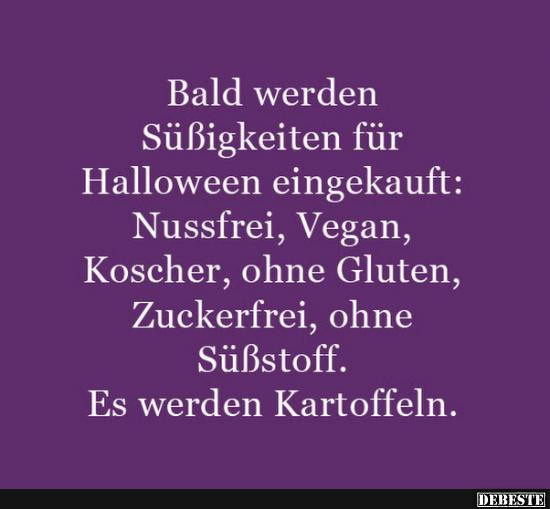 Bald werden Süßigkeiten für Halloween eingekauft.. - Lustige Bilder | DEBESTE.de