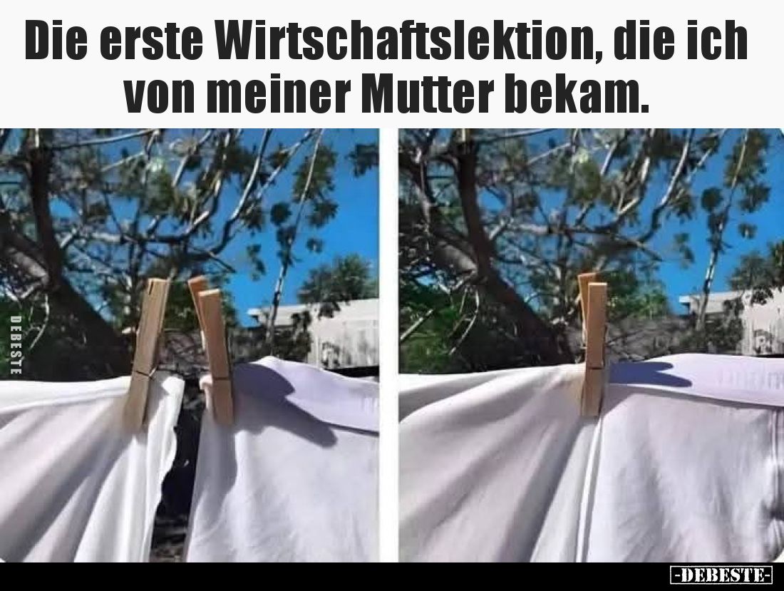 Die erste Wirtschaftslektion, die ich von meiner Mutter bekam.