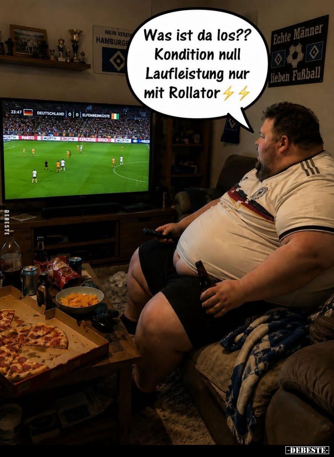 Was ist da los?? Kondition null Laufleistung nur mit Rollator.