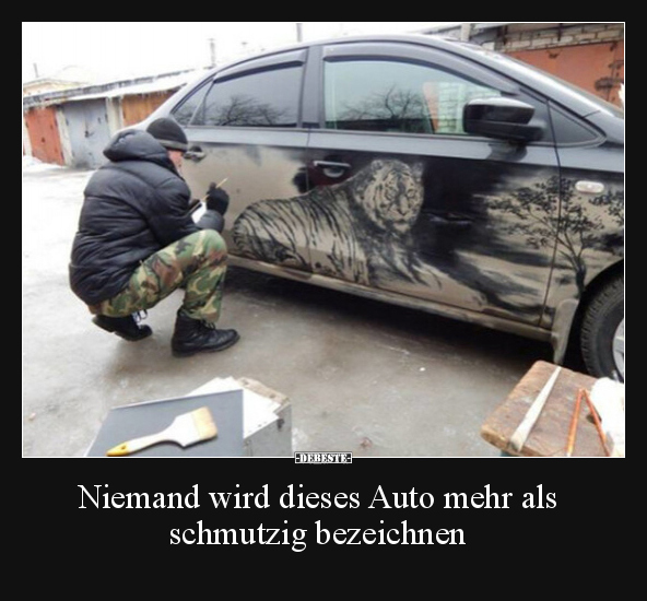 Niemand wird dieses Auto mehr als schmutzig bezeichnen.. - Lustige Bilder | DEBESTE.de