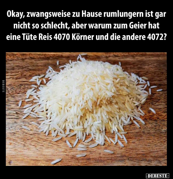 Okay, zwangsweise zu Hause rumlungern ist gar nicht so.. - Lustige Bilder | DEBESTE.de