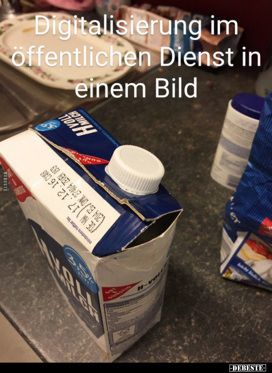 Digitalisierung im öffentlichen Dienst in einem Bild.. - Lustige Bilder | DEBESTE.de