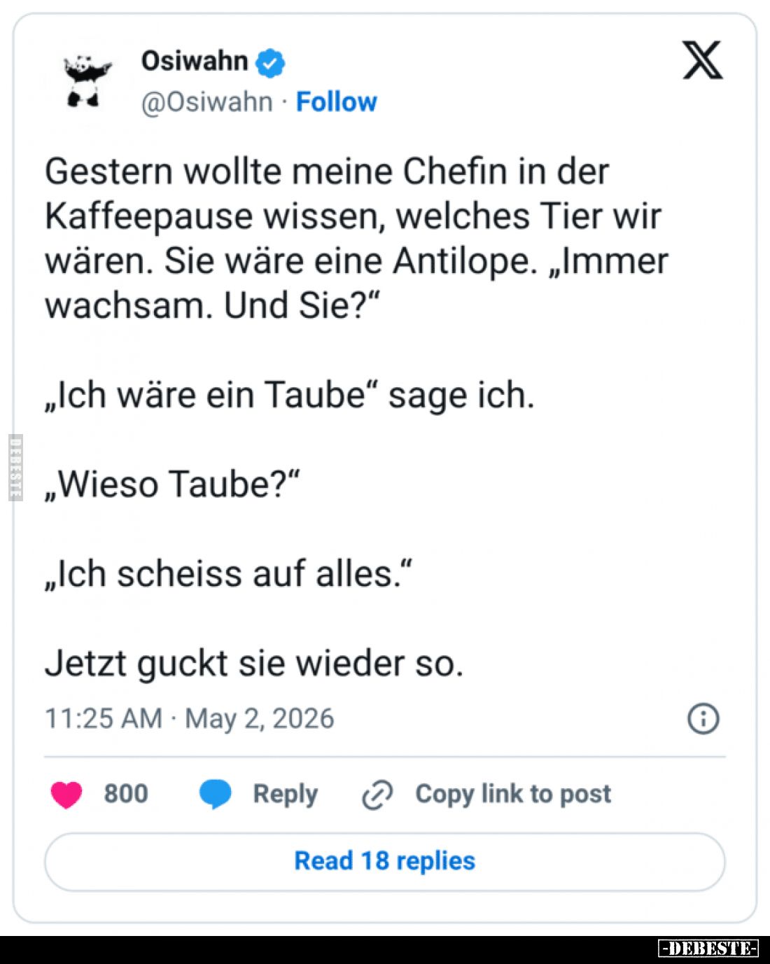 Gestern wollte meine Chefin in der Kaffeepause wissen.. - Lustige Bilder | DEBESTE.de
