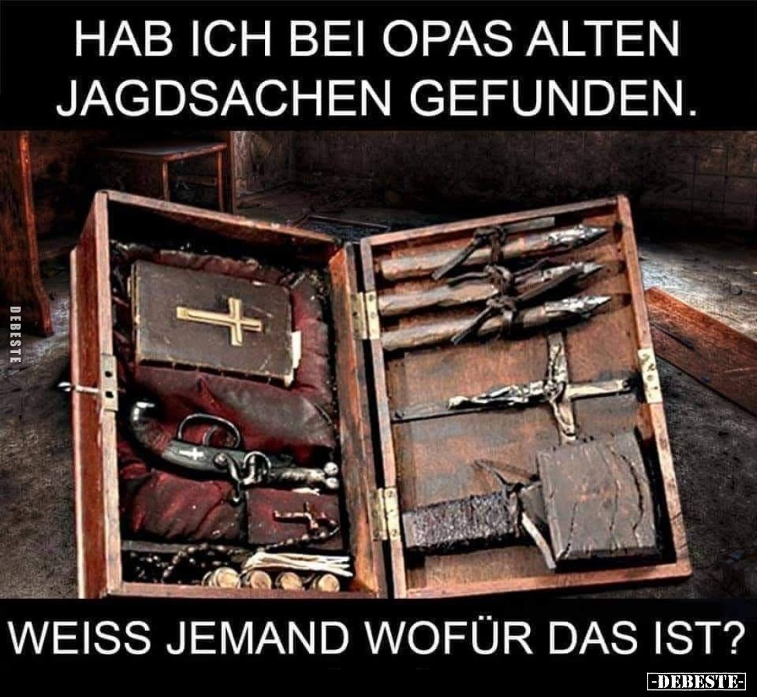 Hab ich bei Opas alten Jagdsachen gefunden.

Weiss jemand wofür das ist?