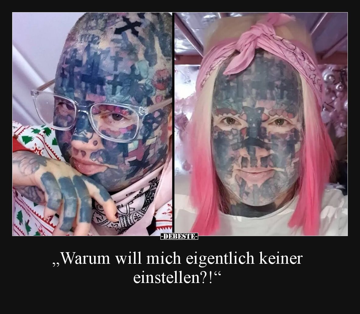 "Warum will mich eigentlich keiner einstellen?!".. - Lustige Bilder | DEBESTE.de