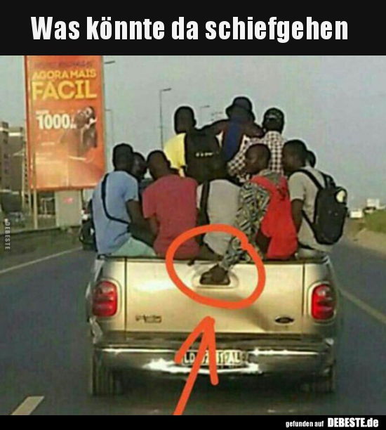 Was könnte da schiefgehen..