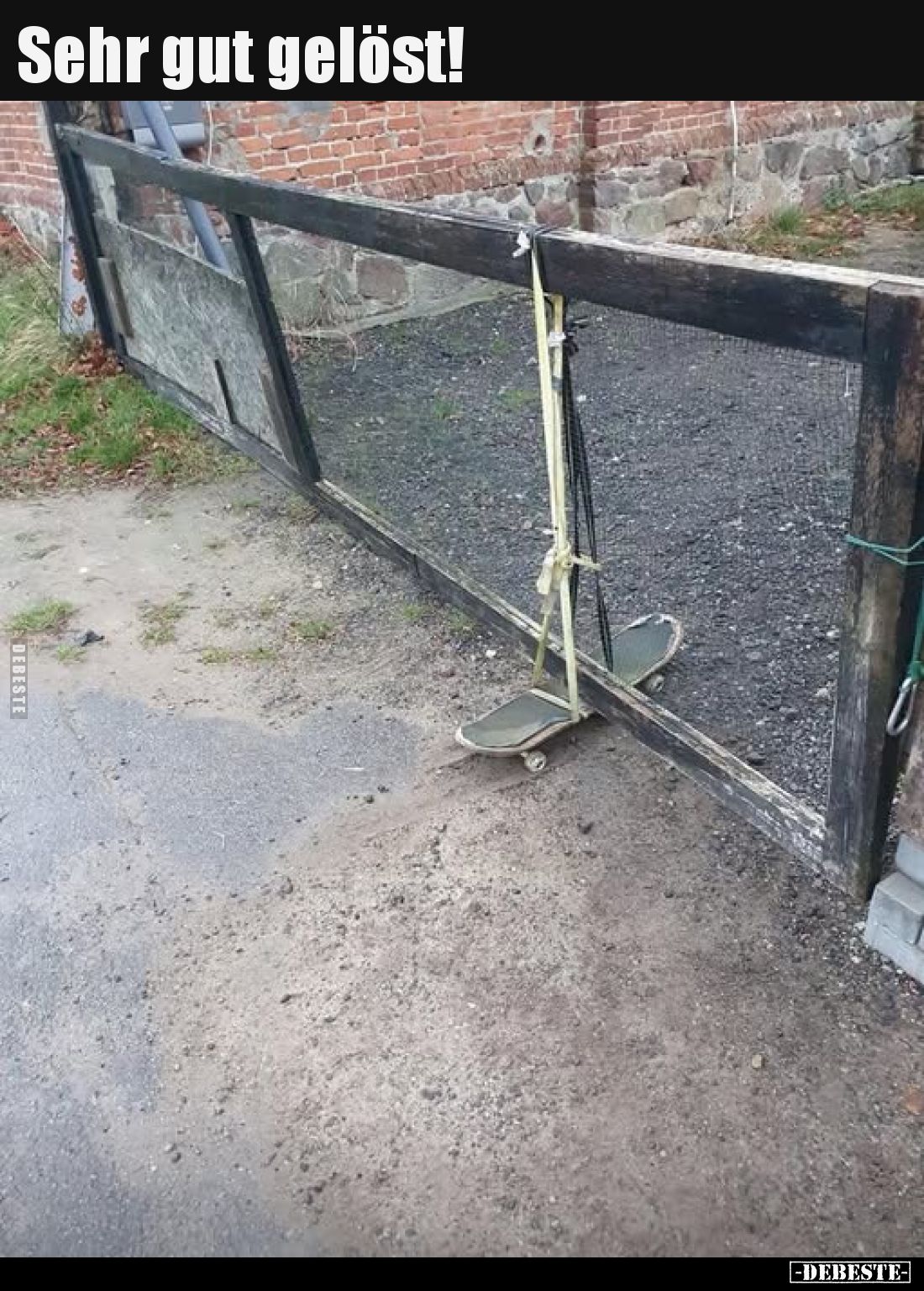 Sehr gut gelöst!
