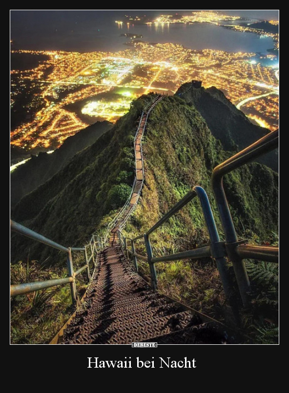 Hawaii bei Nacht..